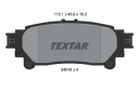Колодки тормозные задние TexTar 2491801