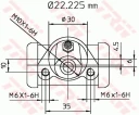 Колесный тормозной цилиндр TRW BWB111