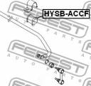 Втулка переднего стабилизатора D18.5 (арт. HYSBACCF)