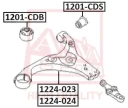 Сайлентблок рычага подвески передний Asva 1201-CDB