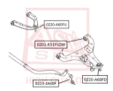 Тяга стабилизатора Asva 0223-JA60F