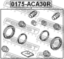 0175ACA30R_ремк-кт торм.суппорта зад.!\ Toyota Camry 06-07>