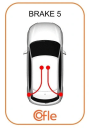 Трос стояночного тормоза VW: TOURAN ECOFUEL 1610/940 mm