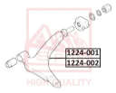 Рычаг подвески нижний Asva 1224-001