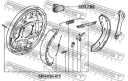 Комплект монтажный барабанных колодок MITSUBISHI L200 KB8T 2005- Febest 0404-KB4-KIT