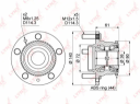 СТУПИЦА КОЛЕСА ЗАД В СБОРЕ (С ABS) MAZDA 6(GG/GY) 1.8-2.3 02-07 / 323(BJ) 1.4-2.0 98-04 / 626(GW) 1.