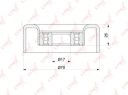 РОЛИК НАТЯЖНОГО МЕХАНИЗМА ПРИВОДНОЙ, HYUNDAI ACCENT(LC) 1.5D 02-05, ELANTA(HD/XD) 2.0D 01-10, GETZ 1