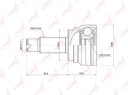 ШРУС НАРУЖНЫЙ BMW X5 (E70) 3.0-4.8 07- / X6 (E71/2) 3.0D-4.4T 08-