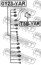 СТОЙКА СТАБИЛИЗАТОРА ПЕР (TOYOTA VITZ NCP10/SCP10 1999-2005)