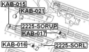 Сайлентблок заднего продольного рычага (арт. KAB021)