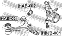 Сайлентблок задний переднего рычага (арт. HAB002)