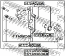 Поршень суппорта тормозного заднего (арт. 0176MCU35R)