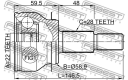 ШРУС НАРУЖНЫЙ 22X58.9X28 MAZDA 3 BM 13-