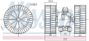 Мотор печки отопителя салона Nissens (арт. 87212)