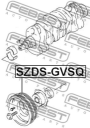 Шкив коленвала (арт. SZDSGVSQ)