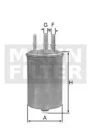 Фильтр топливный MANN-FILTER WK8039