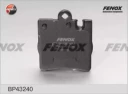 Колодки тормозные дисковые Fenox BP43240