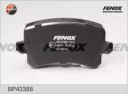 Колодки тормозные дисковые Fenox BP43388