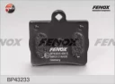Колодки тормозные дисковые Fenox BP43233