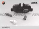 Колодки тормозные дисковые Fenox BP43353