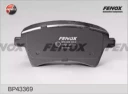 Колодки тормозные дисковые Fenox BP43369