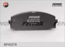 Колодки тормозные дисковые Fenox BP43378