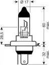 Лампа галогенная Osram Original H4 (P43t) 12V 60/55W, 64193, 1 шт