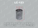 Фильтр масляный LYNXauto LC-123