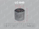 Фильтр масляный LYNXauto LC-840