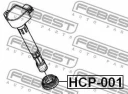 Кольцо уплотнительное свечного колодца FEBEST HCP-001