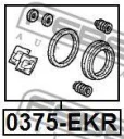 Ремкомплект суппорта тормозного заднего FEBEST 0375-EKR