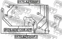 Ремкомплект суппорта тормозного переднего FEBEST 0175-AZT250F2