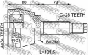 ШРУС наружный 34x60x28 FEBEST 1410-REXII