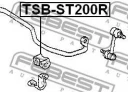 Втулка стабилизатора задняя FEBEST TSB-ST200R