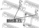 Втулка стабилизатора передняя FEBEST BMSB-X5