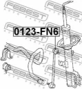 Тяга стабилизатора передняя FEBEST 0123-FN6