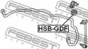 Втулка стабилизатора передняя FEBEST HSB-GDF