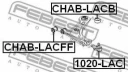 Сайленблок передний переднего рычага FEBEST CHAB-LACFF