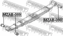 Сайлентблок рессоры FEBEST MZAB-089