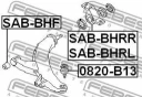 Сайлентблок переднего правого рычага FEBEST SAB-BHRR