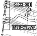 Втулка стабилизатора передняя FEBEST MSB-CS5WF