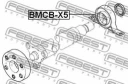 Подшипник подвесной карданного вала FEBEST BMCB-X5