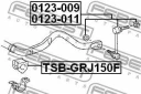 Тяга стабилизатора передняя правая FEBEST 0123-009