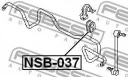 Втулка переднего стабилизатора D26 FEBEST NSB-037