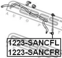 Тяга стабилизатора передняя правая FEBEST 1223-SANCFR