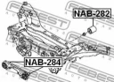 Сайленблок подушки дифференциала FEBEST NAB-284