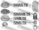 Подшипник опоры переднего амортизатора FEBEST VWB-T5