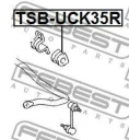 Втулка стабилизатора задняя FEBEST TSB-UCK35R