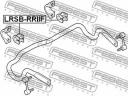 Втулка стабилизатора передняя FEBEST LRSB-RRIIF