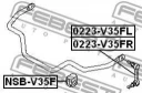 Втулка стабилизатора передняя FEBEST NSB-V35F